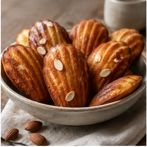 Madeleines au Praliné Amande — recette au praliné artisanal