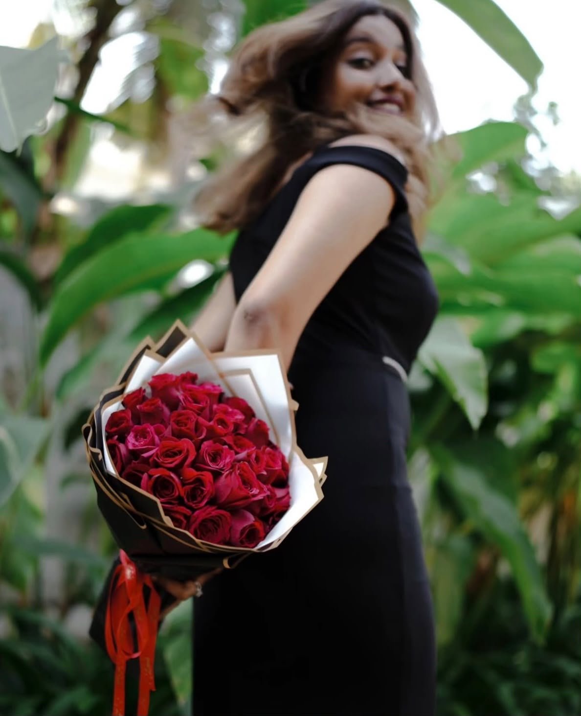Red rose bouquet in Calicut by CHLORIS for someone you love