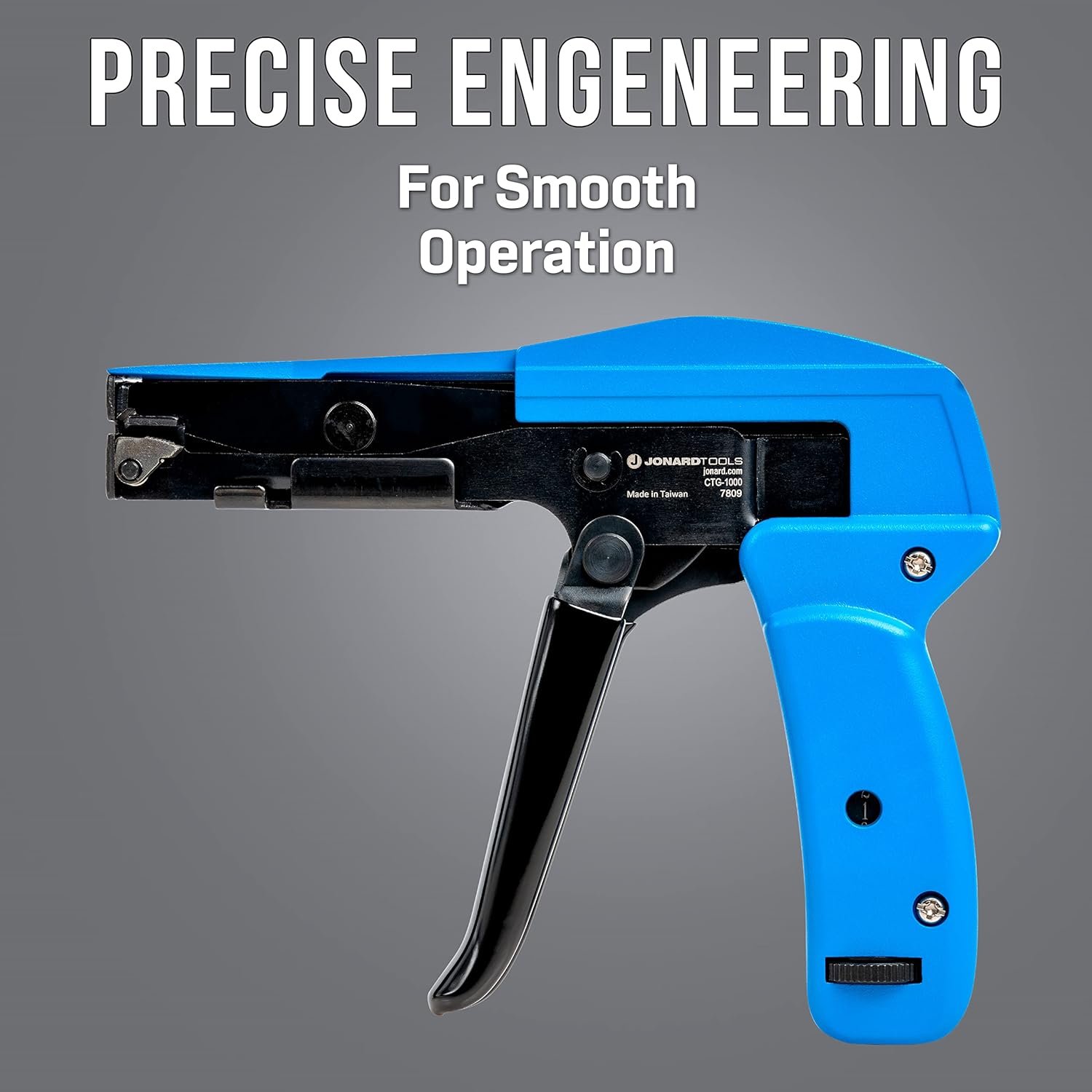 Jonard Tools CTG-1000 Heavy Duty Cable Tie Gun for Zip Ties and Cable Ties up to 3/16" — Fastening product photo