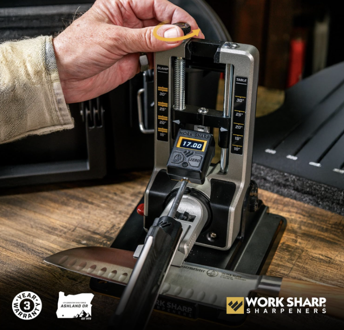 Work Sharp Professional Precision Adjust Elite Knife Sharpener Kit - Complete Sharpening System for Kitchen, Pocket & Hunting Knives - Premium Angle-Guided Sharpening — additional product view