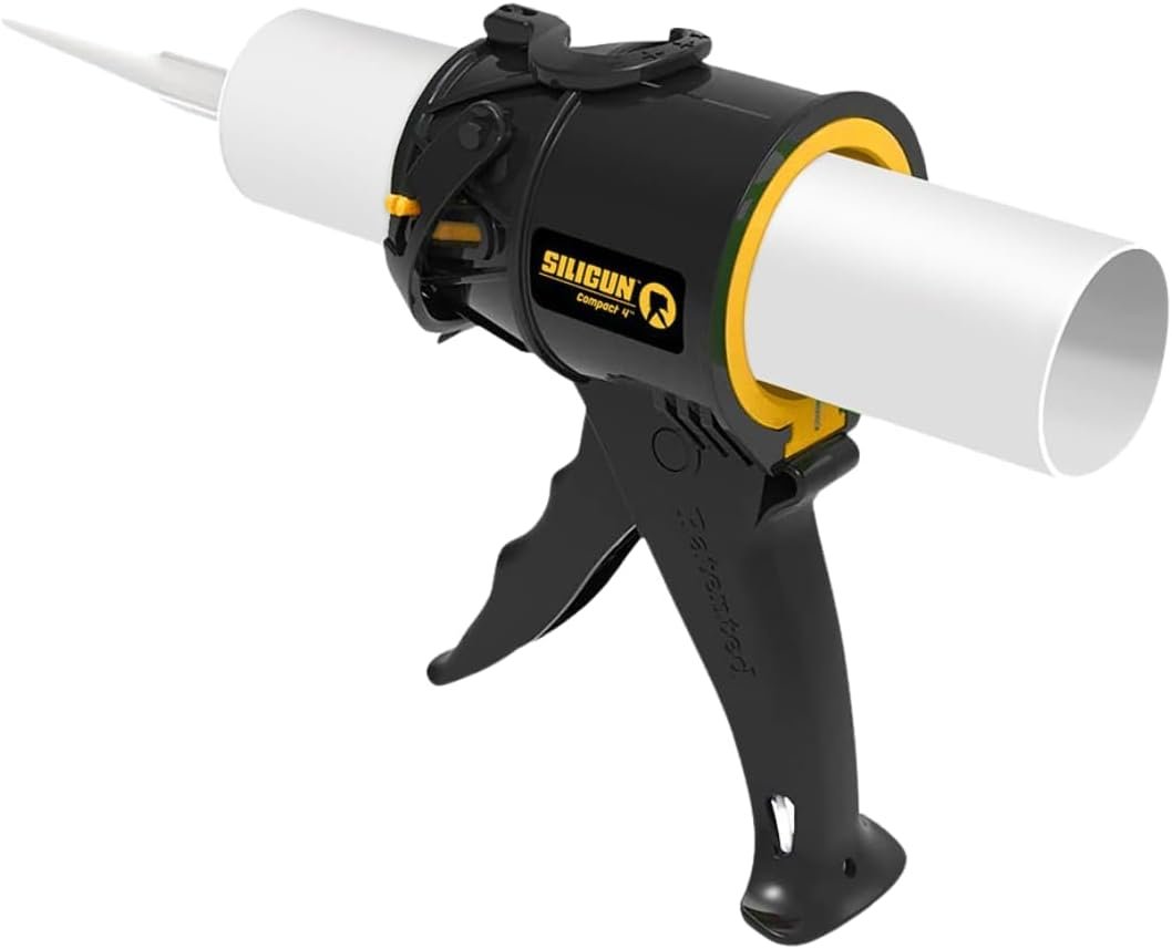 SILIGUN™ Gen-3 Compact Caulking Gun - No Drip Caulk Gun - Patented Design - Lightweight ABS Frame — Sealants product photo