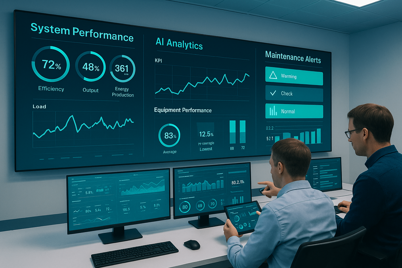 Monitoring Maintenance Nashat Energy | Boost Efficiency with Expert Audits & Live Monitoring