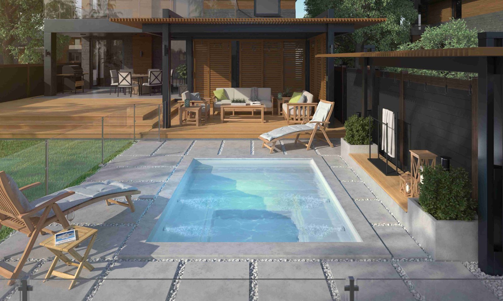 Piscine Mova 8'x10' — modèle confirmé