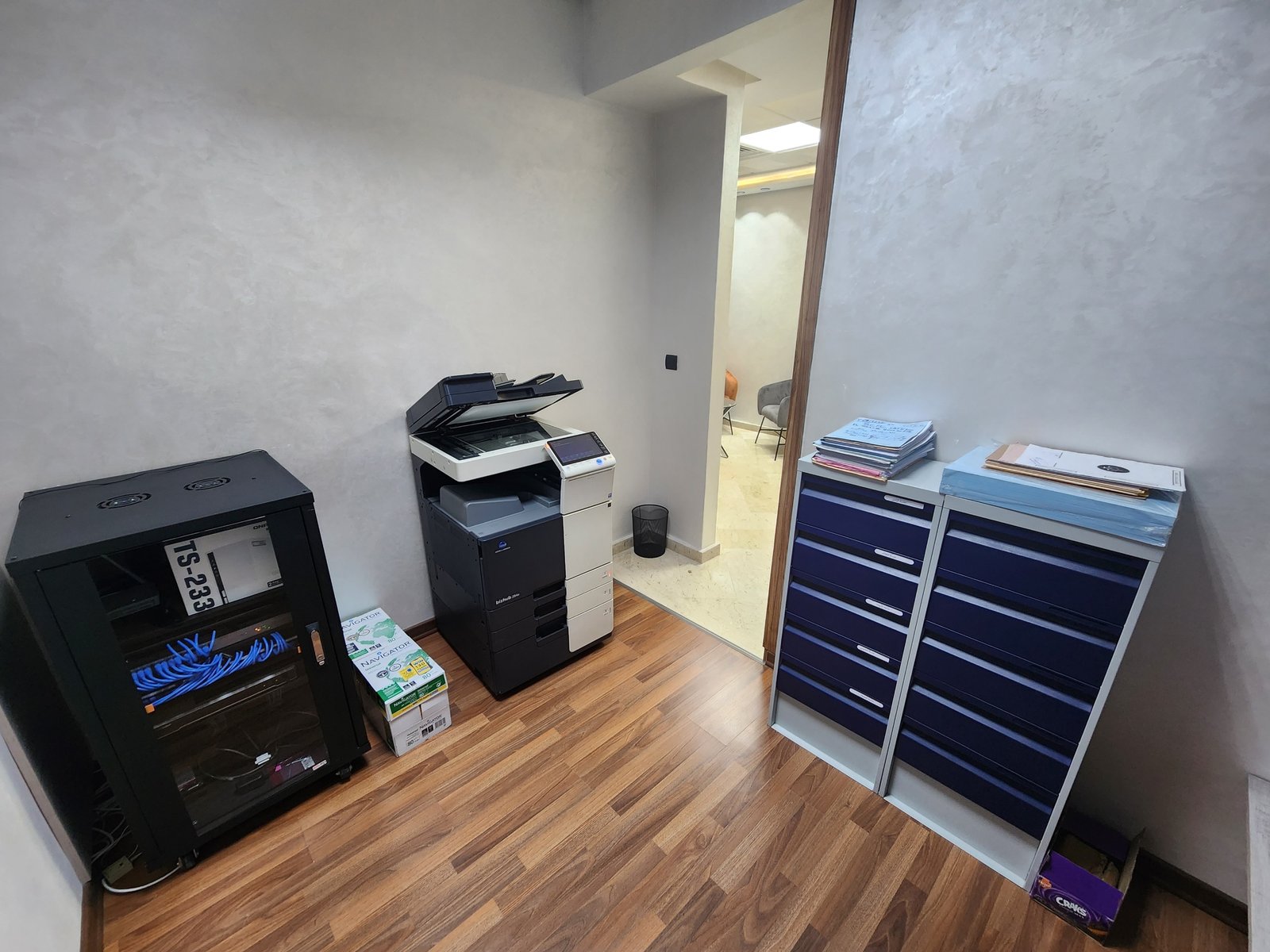 Espace reprographie et documentation du cabinet