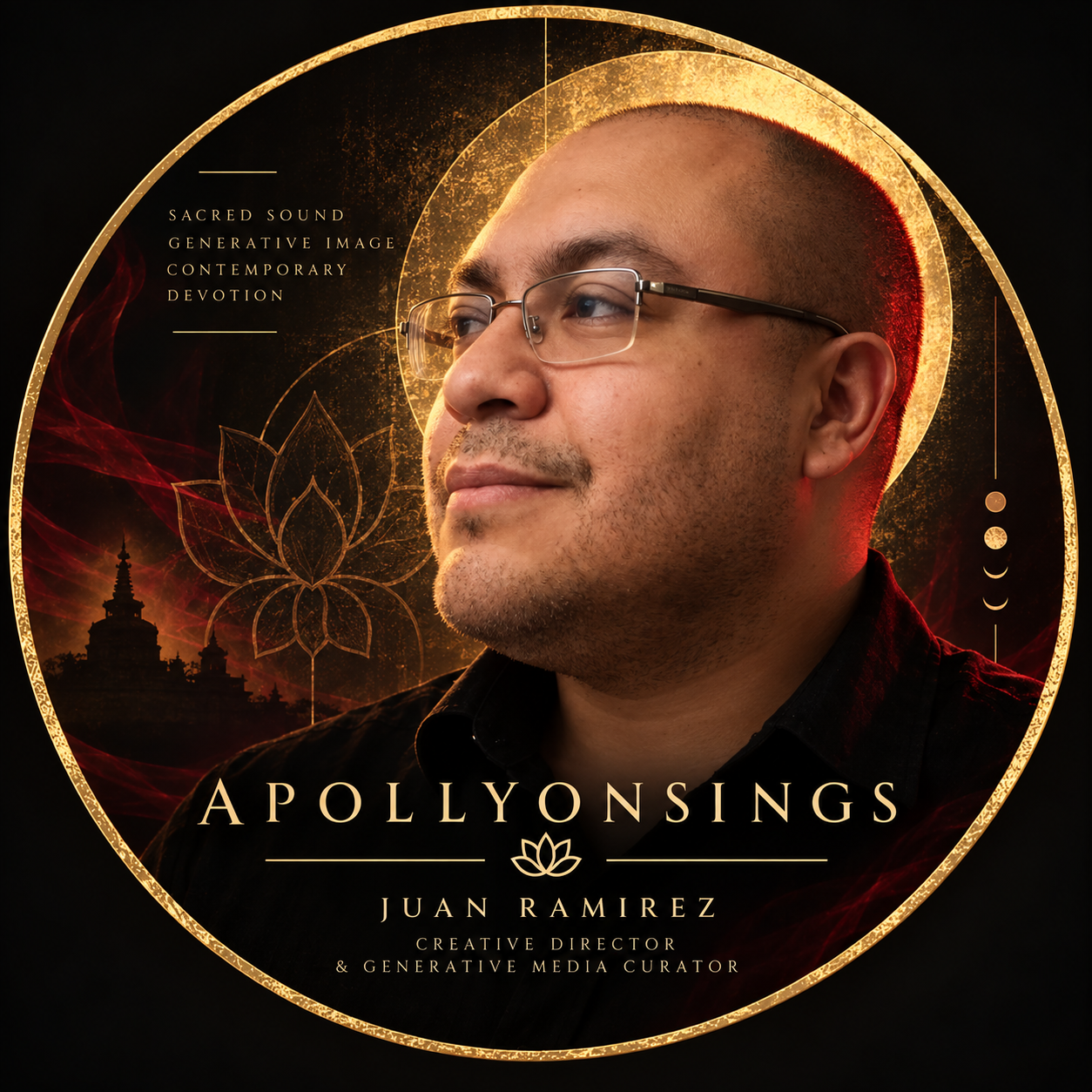Portrait of Juan Ramirez, Creative Director & Generative Media Curator