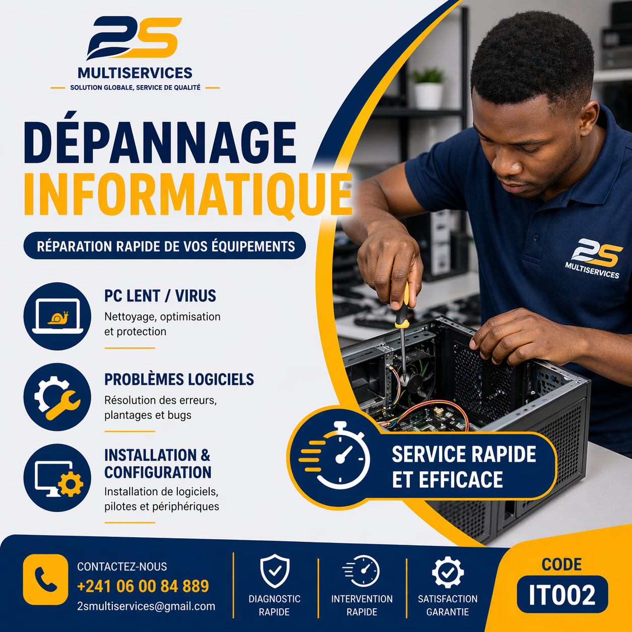 Illustration pour Dépannage Informatique