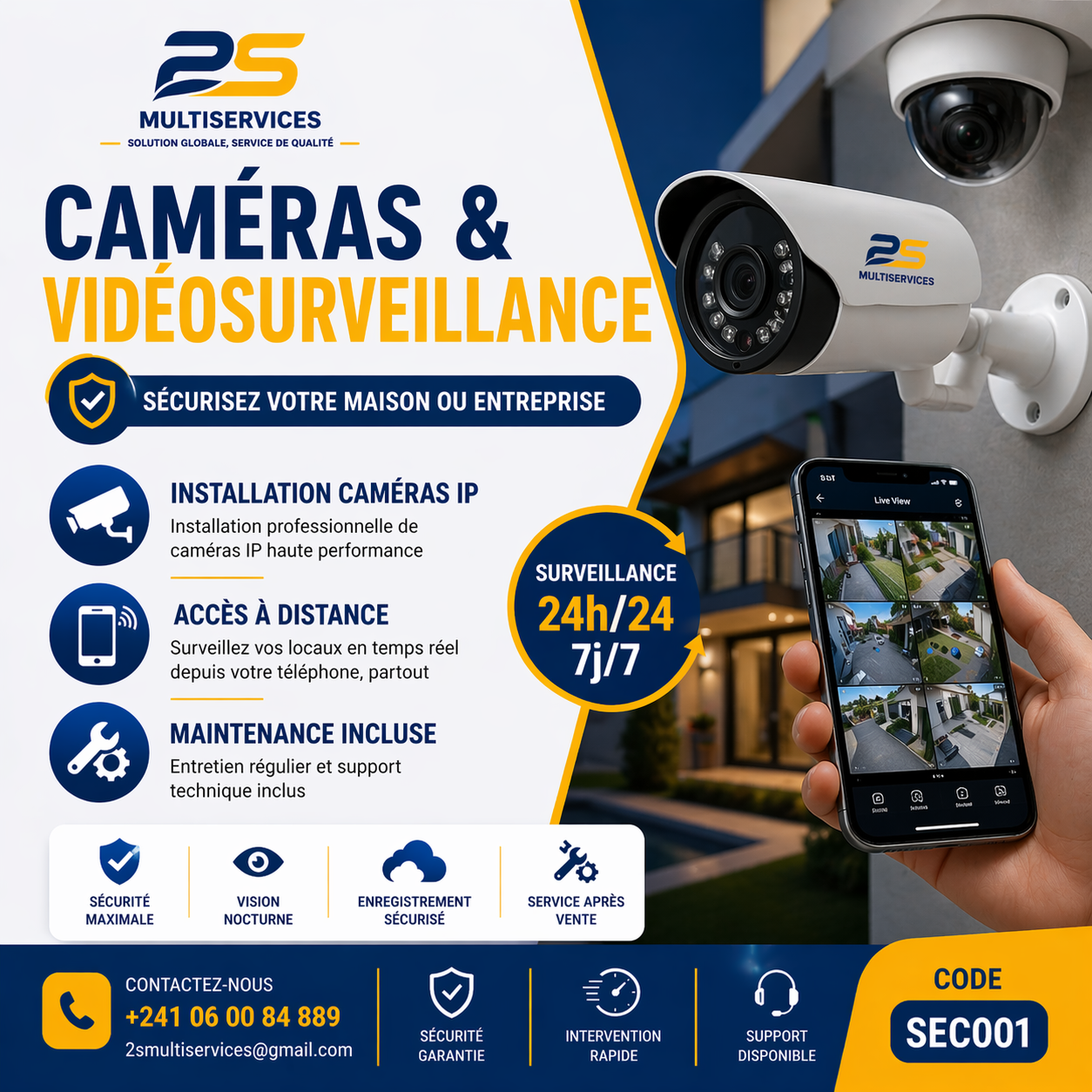Illustration pour Caméras & Vidéosurveillance