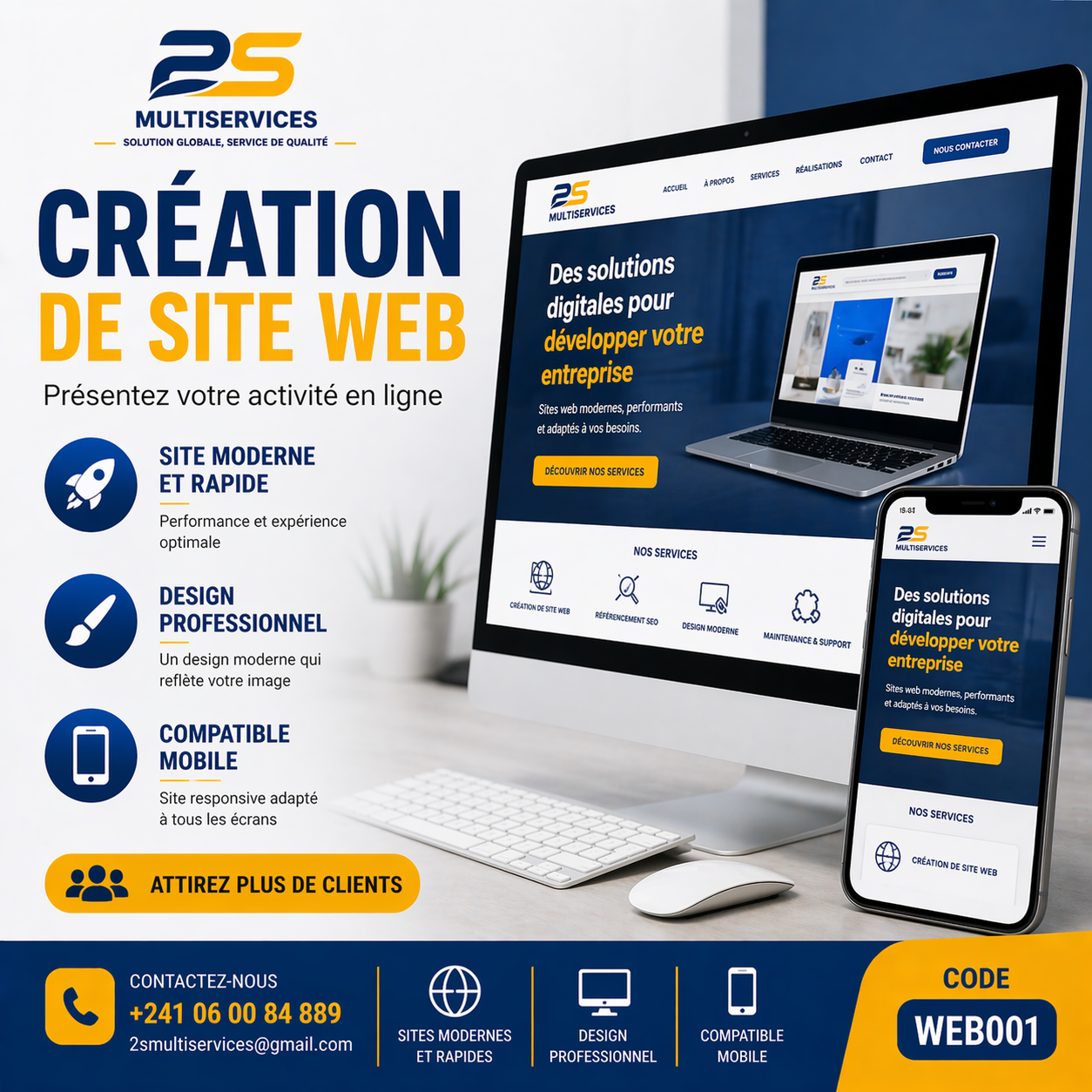 Illustration pour Création de Site Web