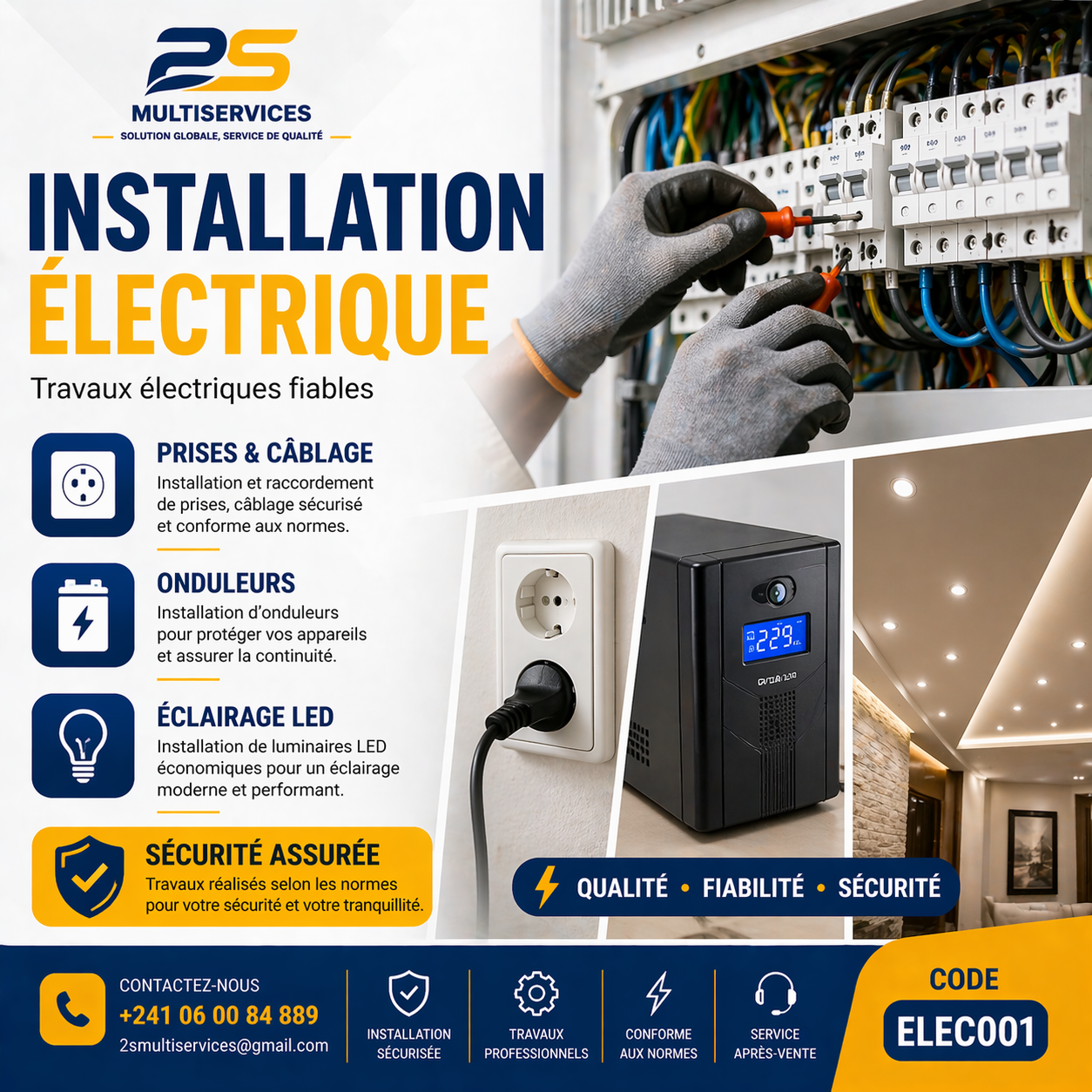 Illustration pour Installation Électrique