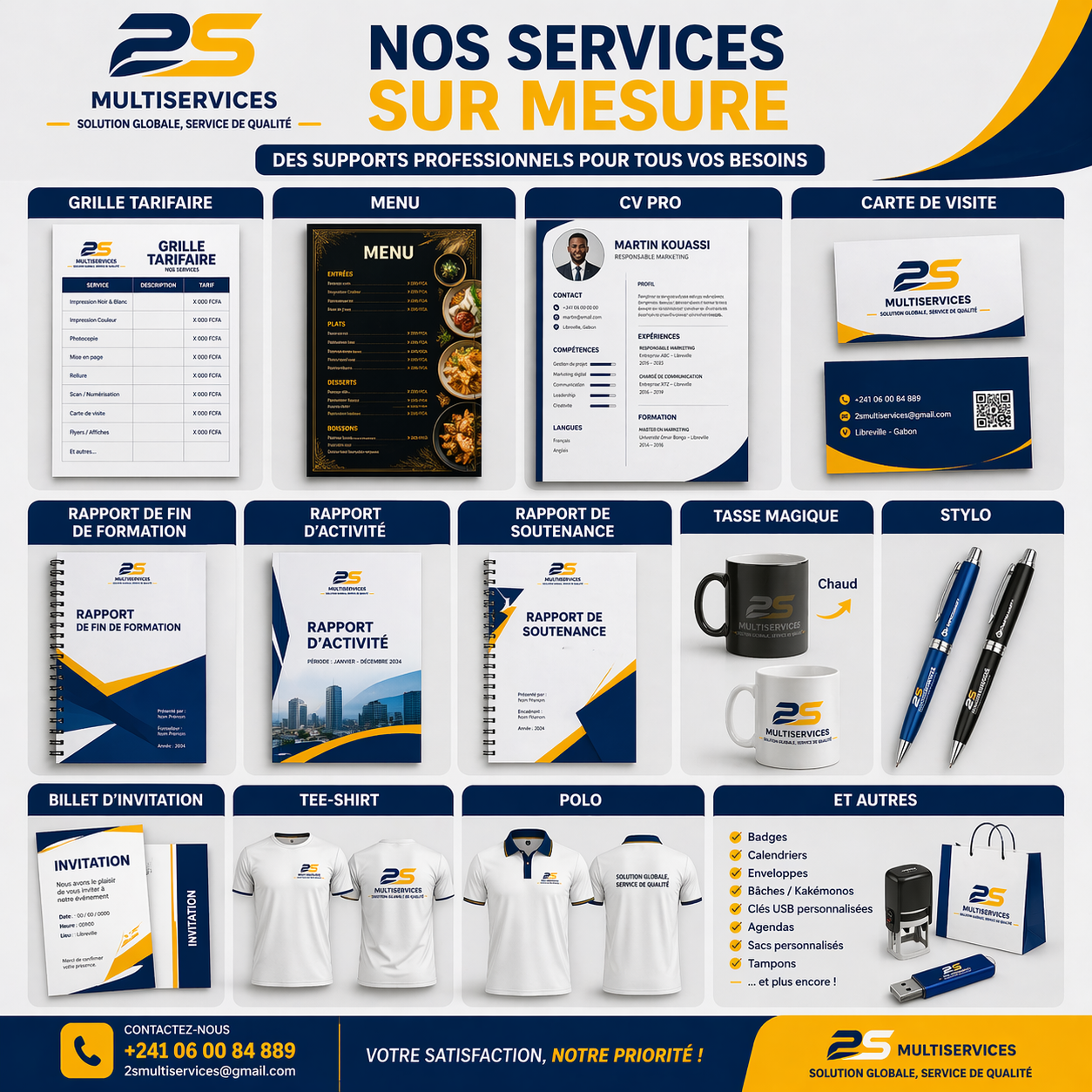 Illustration pour Services Sur Mesure