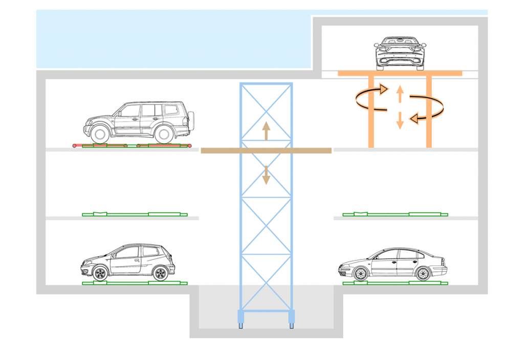 Schema tecnico laterale Traslo Park T