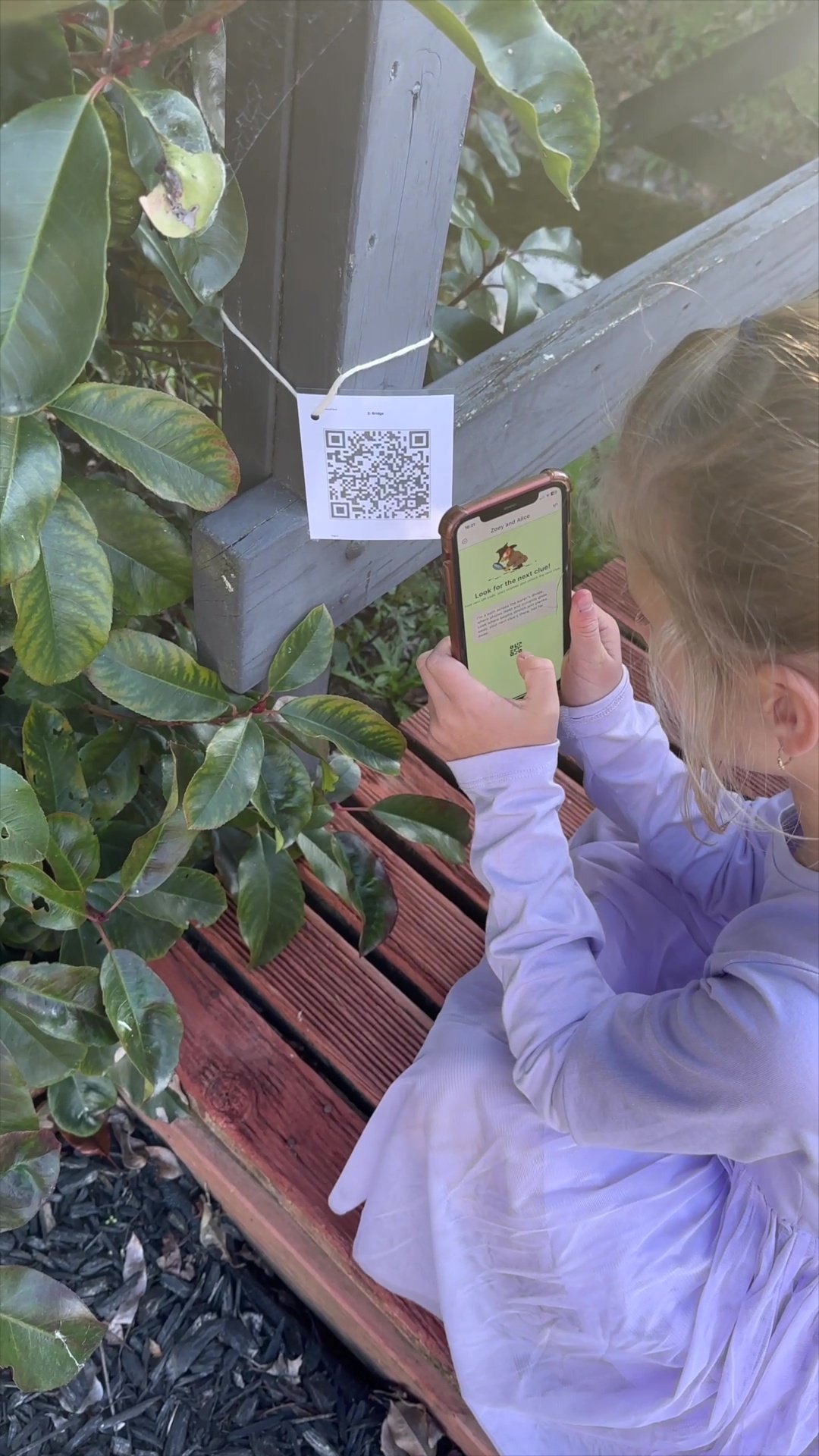 Iphone Scan QR Portait