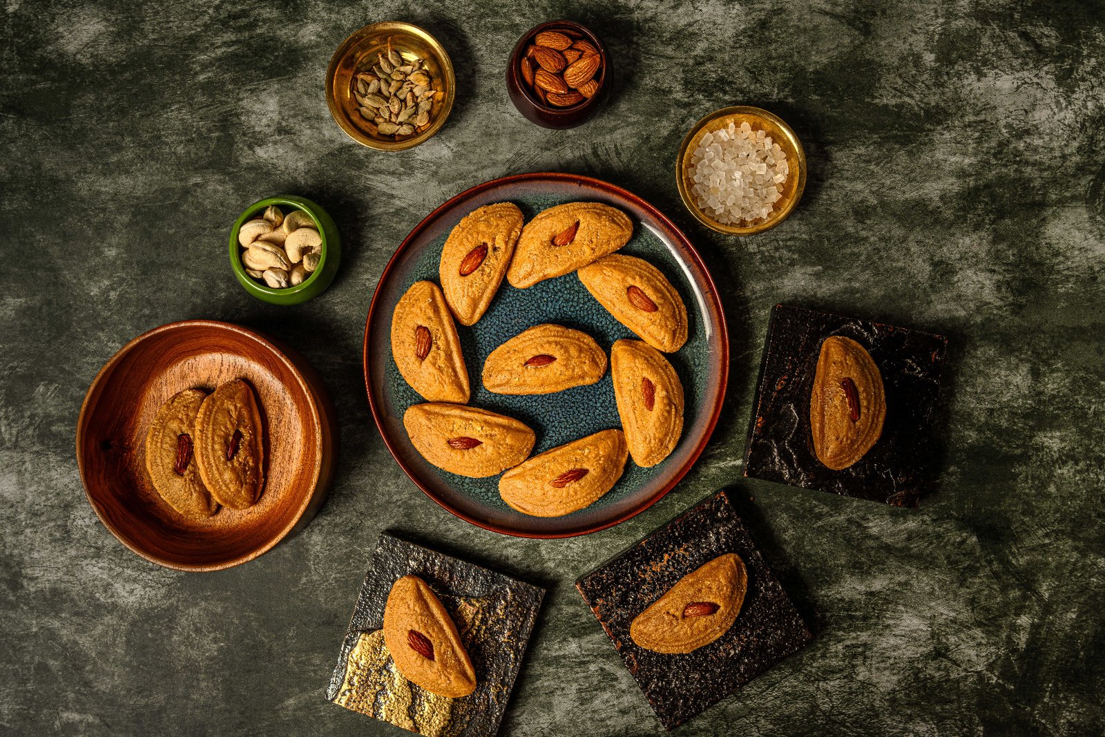 Gujiya — fresh Indian sweet from The Navrang Sweet House, Kanpur