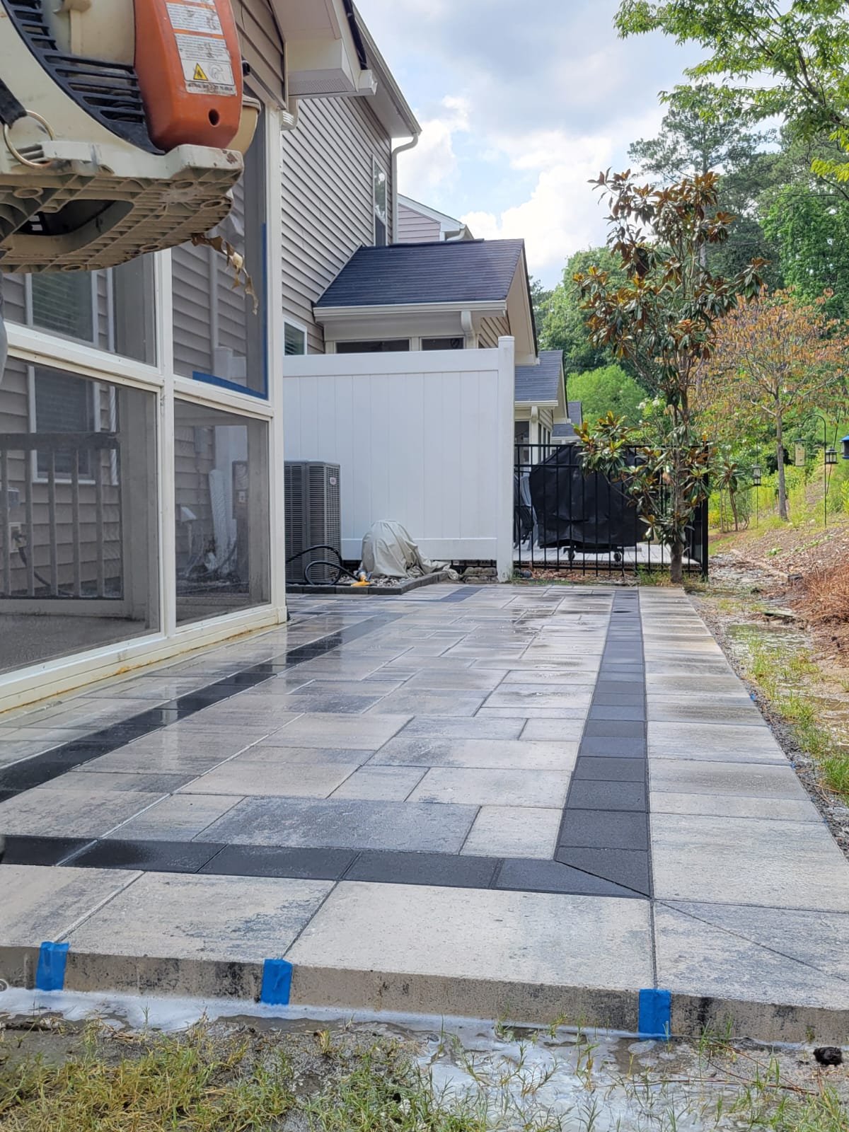 Paver walkway & patio, Garner area
