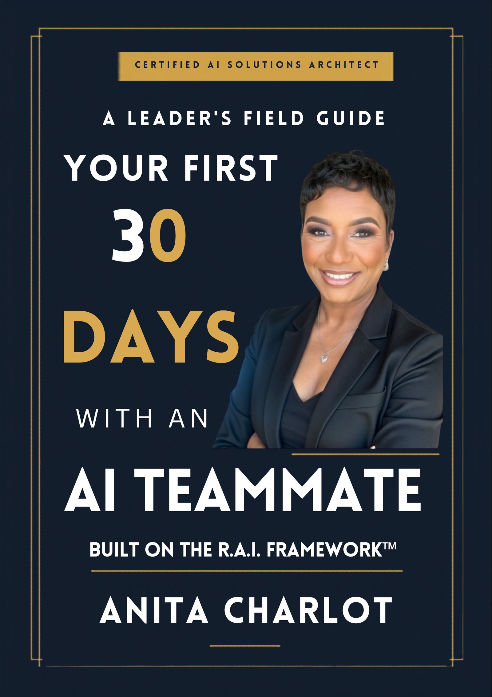 Your First 30 Days with an AI Teammate book cover showing executive insights