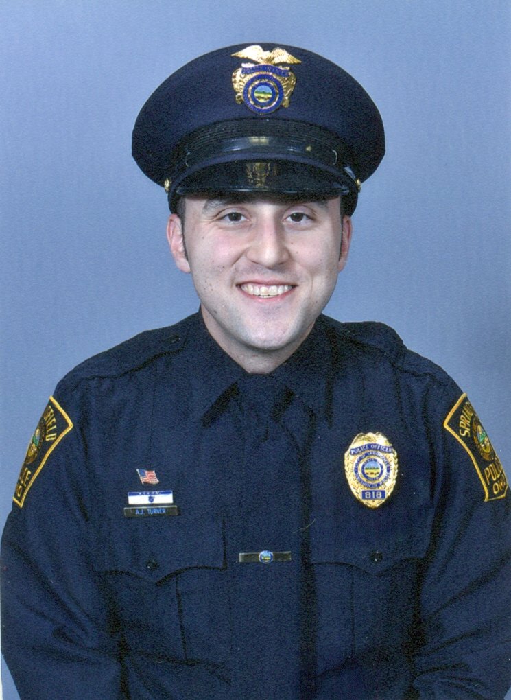 Adam Joseph Turner in Springfield Police Department dress uniform