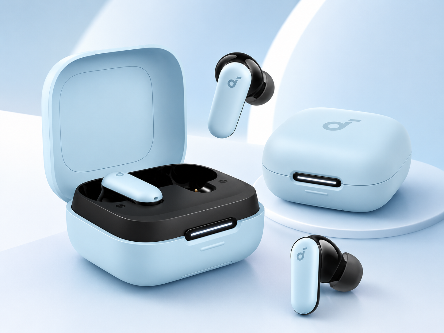 Soundcore P30i Noise Cancelling Earbuds by Anker in Blue
