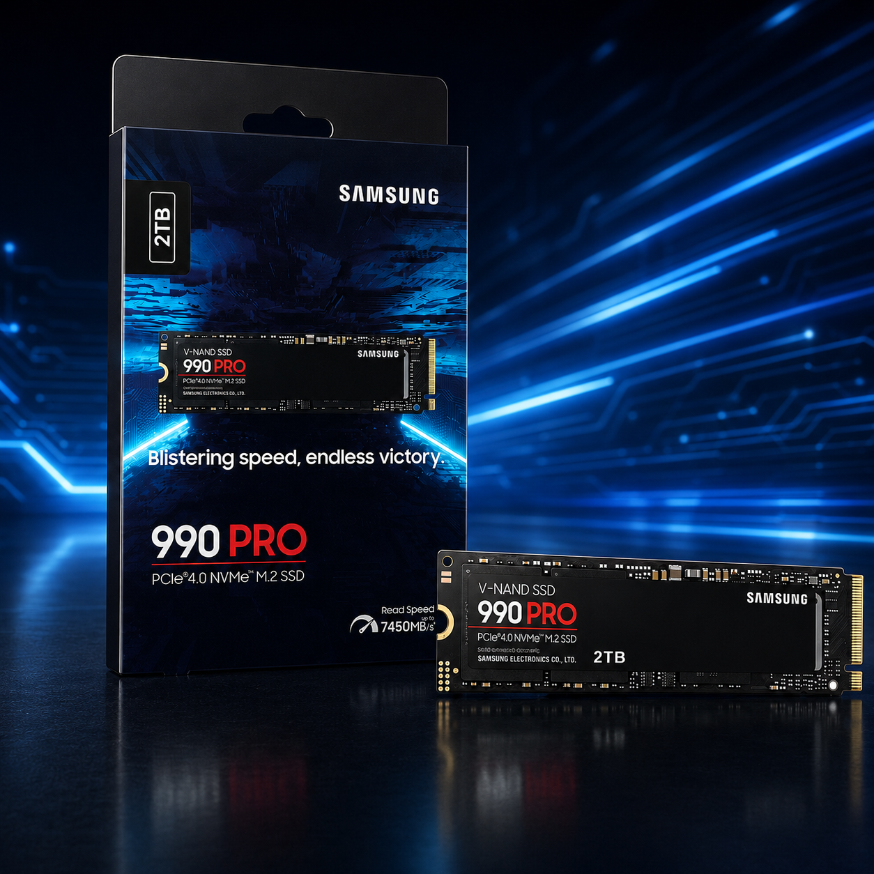 Samsung 990 PRO 2TB PCIe 4.0 NVMe M.2 SSD