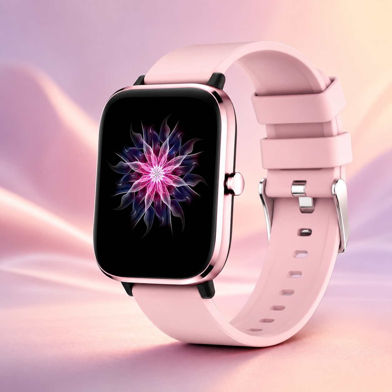 Women's Pink Fitness Smartwatch