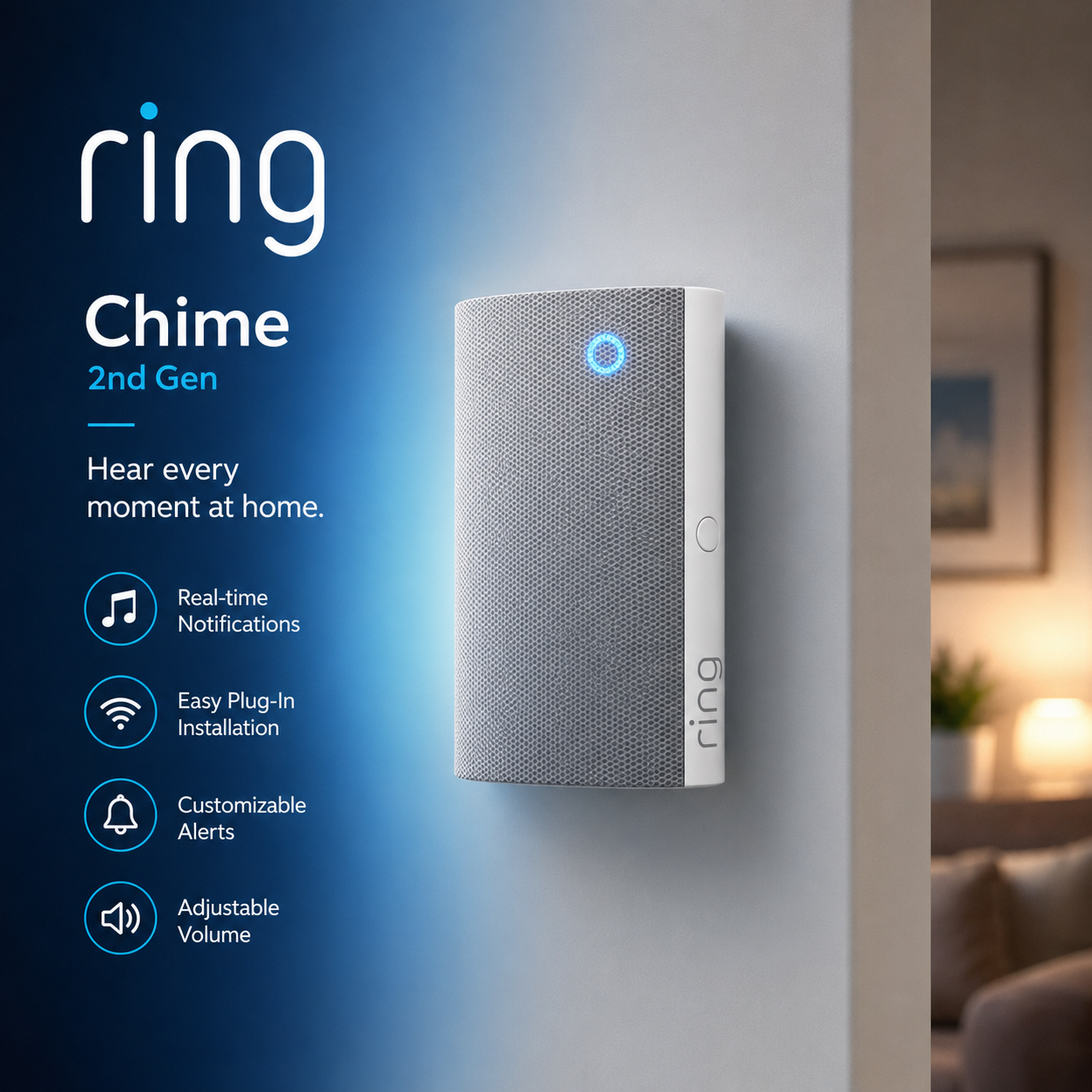 Ring Chime (3rd Gen) in White