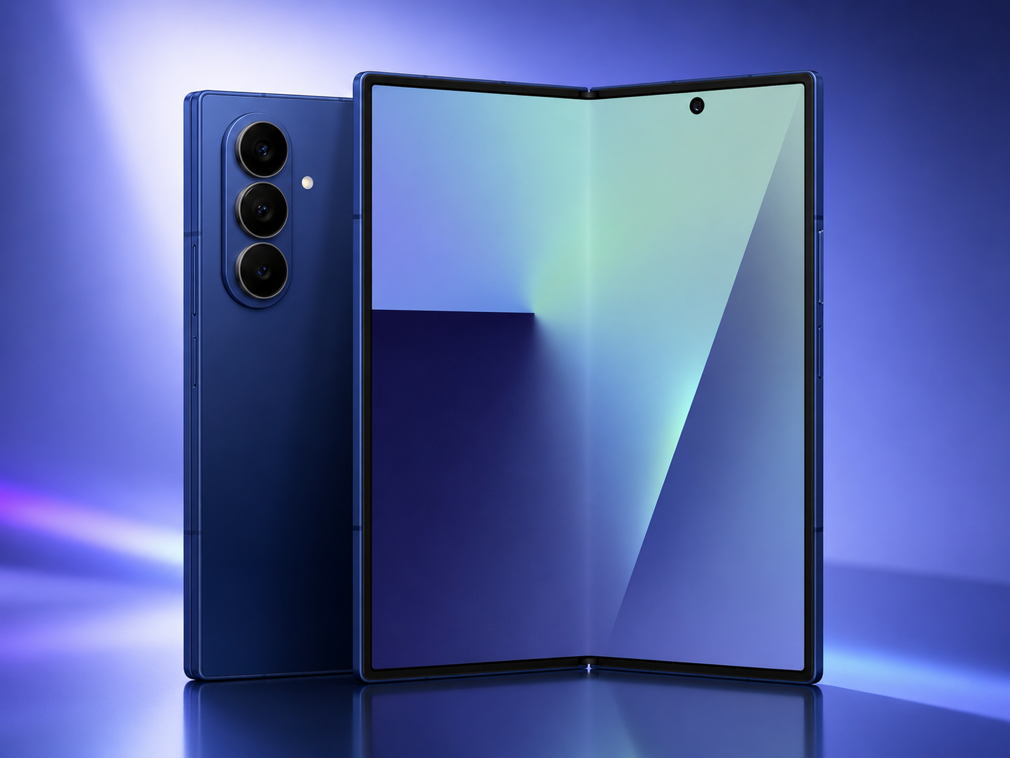 Samsung Galaxy Z Fold7 512GB in Blue Shadow