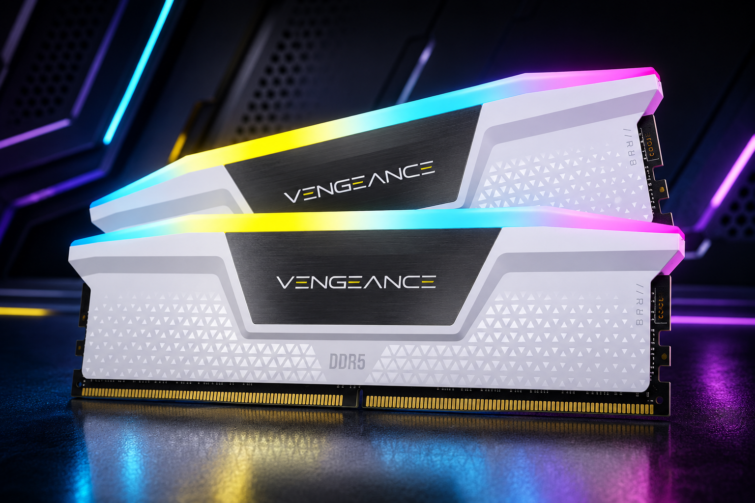 Corsair Vengeance RGB DDR5 32GB (2x16GB) White — 6000MHz