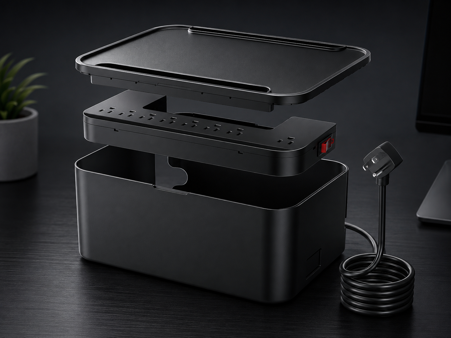 BlueLounge CableBox — Desktop Cable Management Box