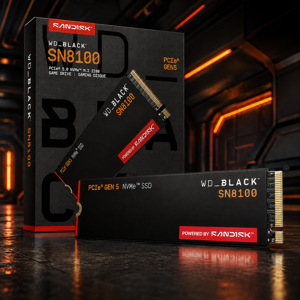 WD_BLACK SN8100 PCIe Gen 5 NVMe M.2 SSD