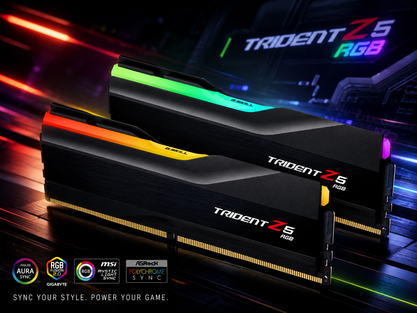 G.Skill Trident Z5 RGB DDR5 32GB (2x16GB) — 6000MHz CL36