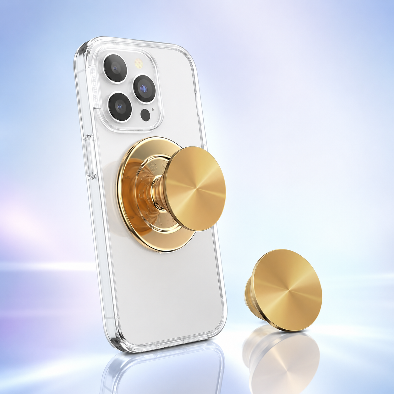 PopSockets MagSafe Phone Grip in Aluminum Radial Gold