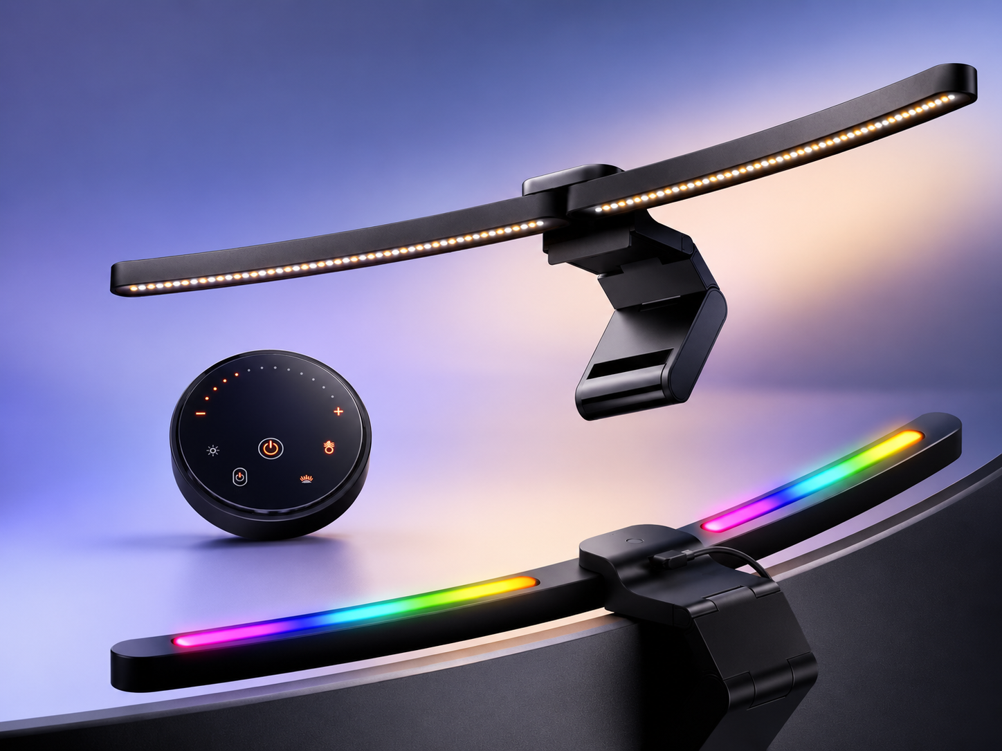 Quntis 26-inch Curved Monitor Light Bar with RGB Backlight
