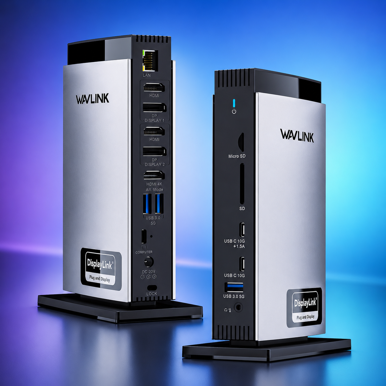 WAVLINK Triple 4K DisplayLink Docking Station