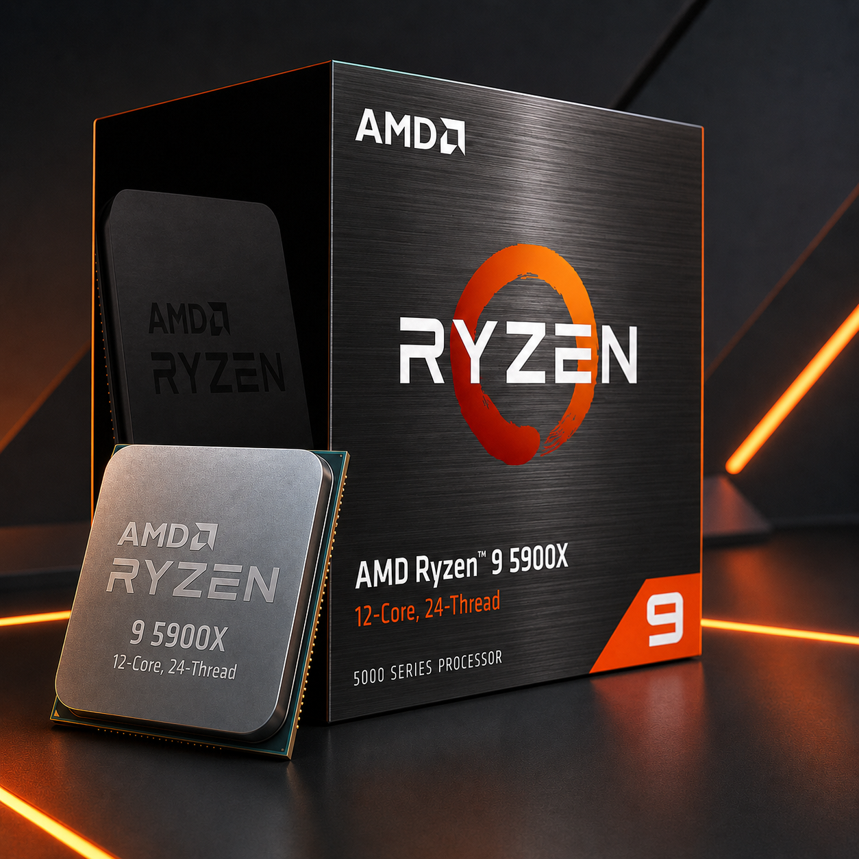 AMD Ryzen 9 5900X — 12-Core, 24-Thread Desktop Processor