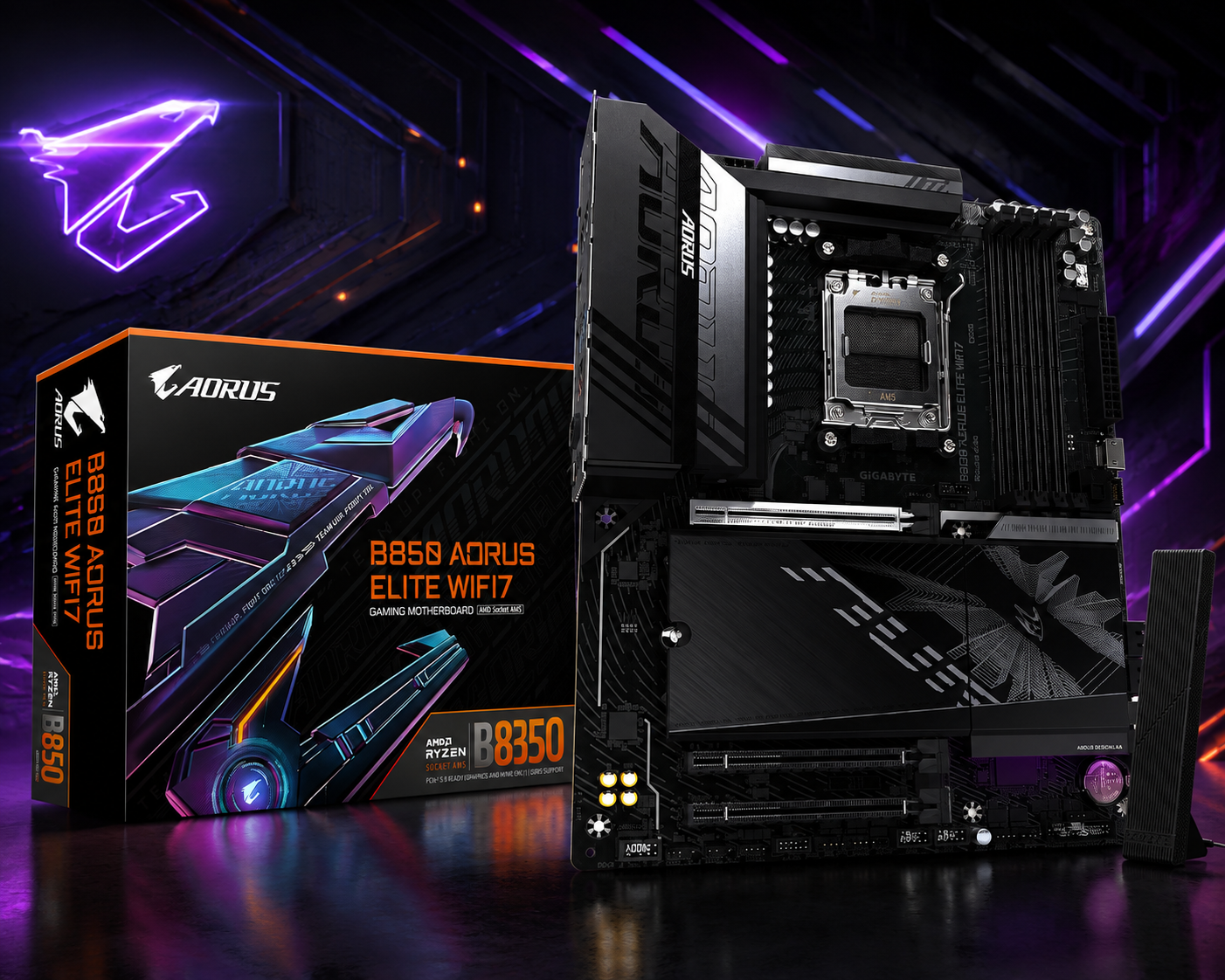 GIGABYTE B850 AORUS ELITE WIFI7 Gaming Motherboard