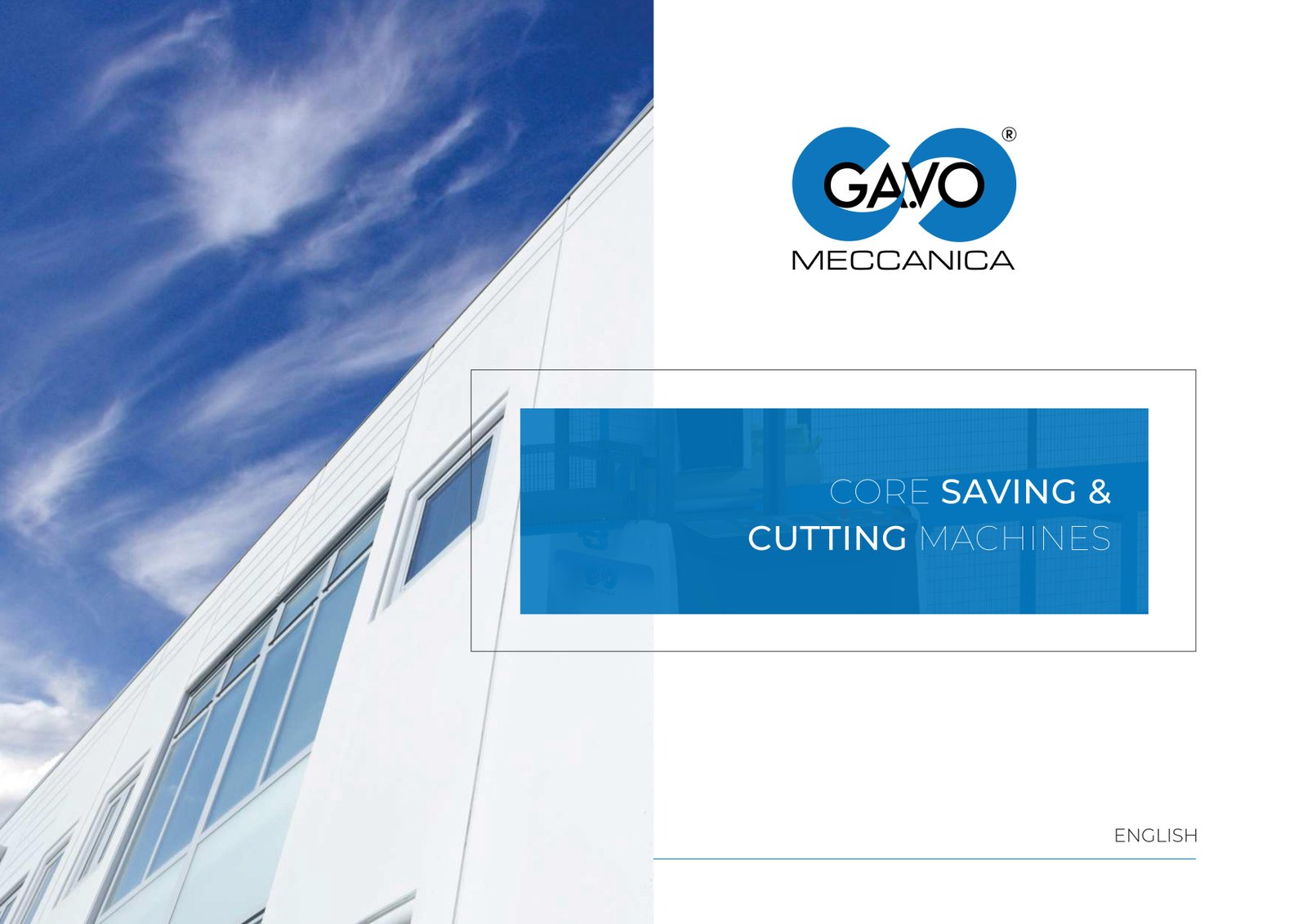 GAVO Meccanica automatic core cutting machine for cardboard tubes