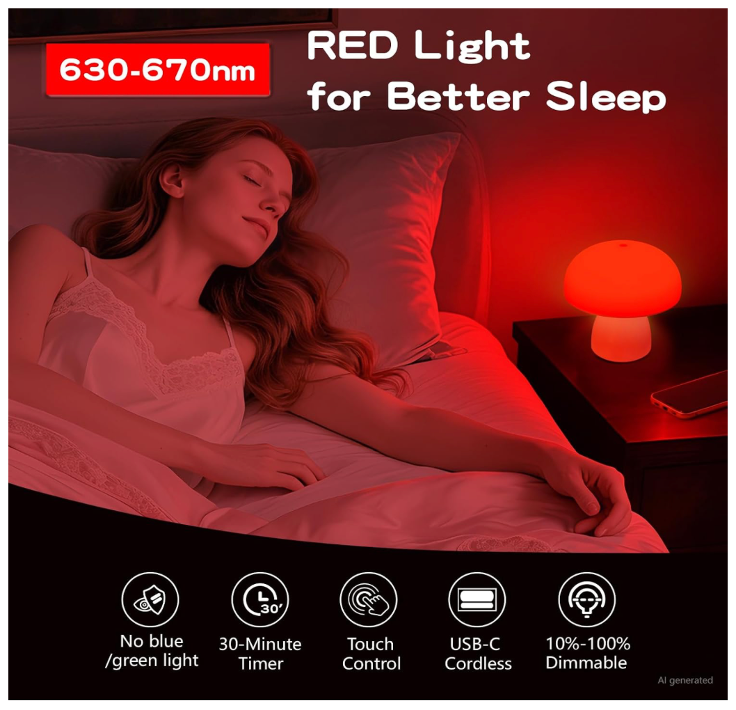 Red Light Therapy Lamp