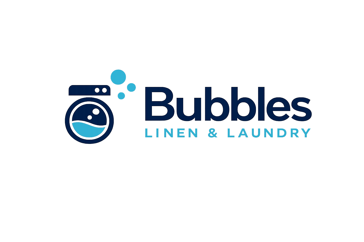 Bubbles Linen & Laundry professional logo