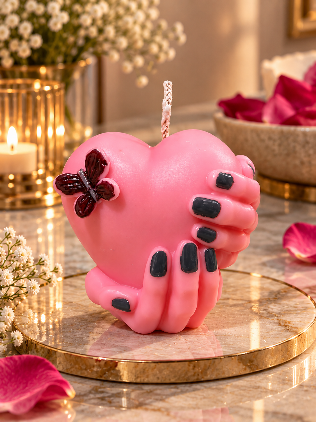 Heart Embrace Artisan Candle