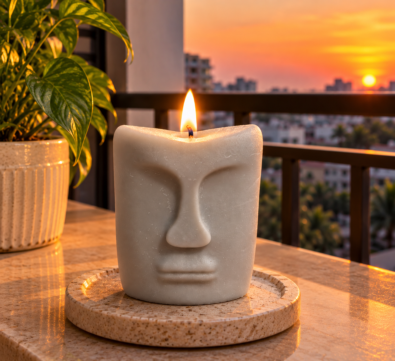 Sculpted Face