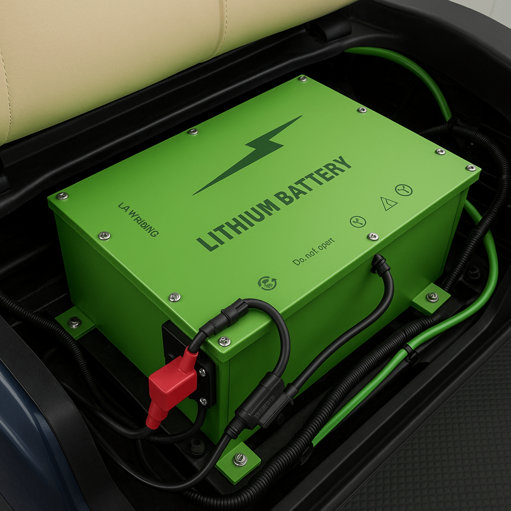 Battery - Lithium battery conversion - before & after