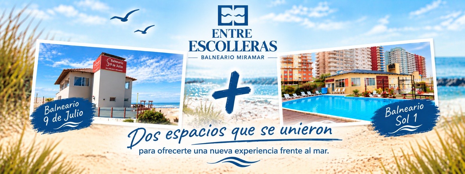 Entre Escolleras: la unión de los balnearios 9 de Julio y Sol 1 en Miramar