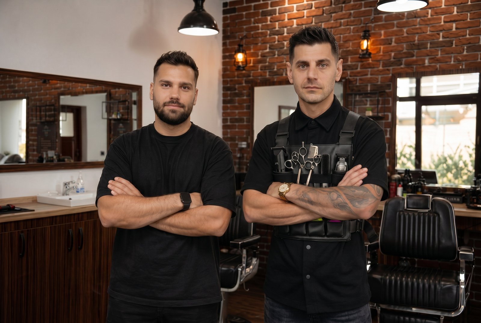 Fodrász képzés gyakorlat közben