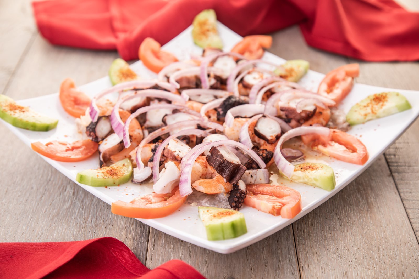 Mixed Seafood Platter — Botana Mixta at Mariscos El Sanignacense