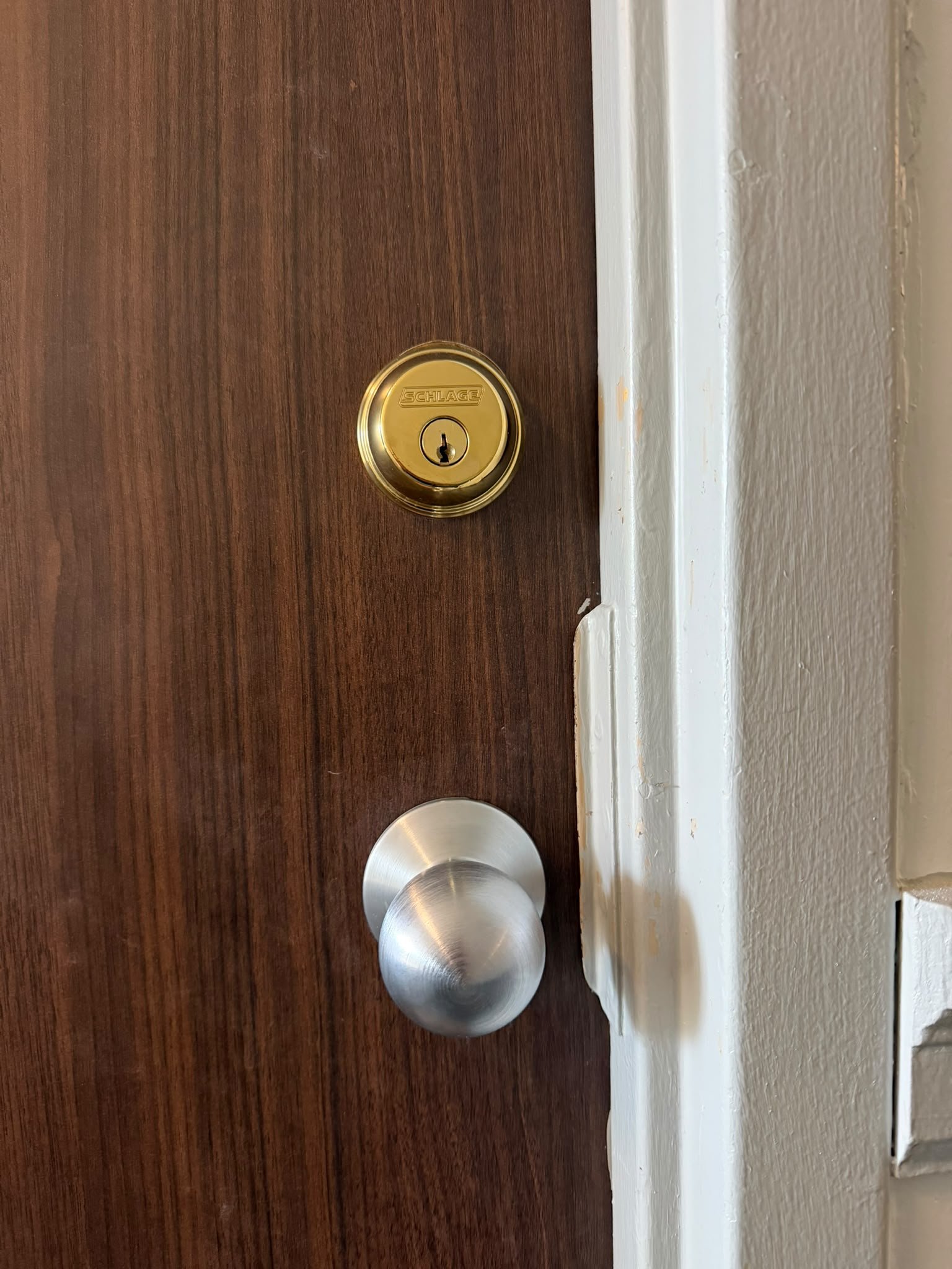 Schlage deadbolt set