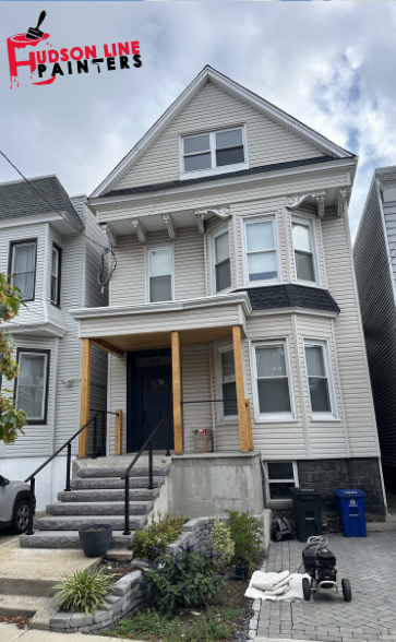 Hoboken NJ exterior house before painting