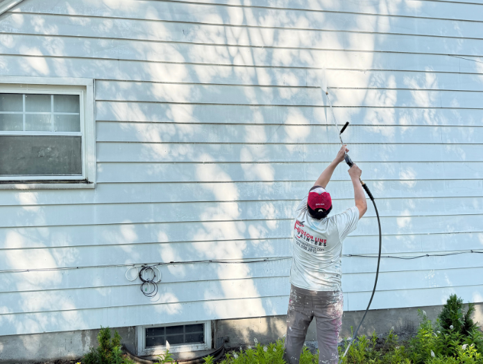 Power Washing in Hoboken by Hudson Line Painters