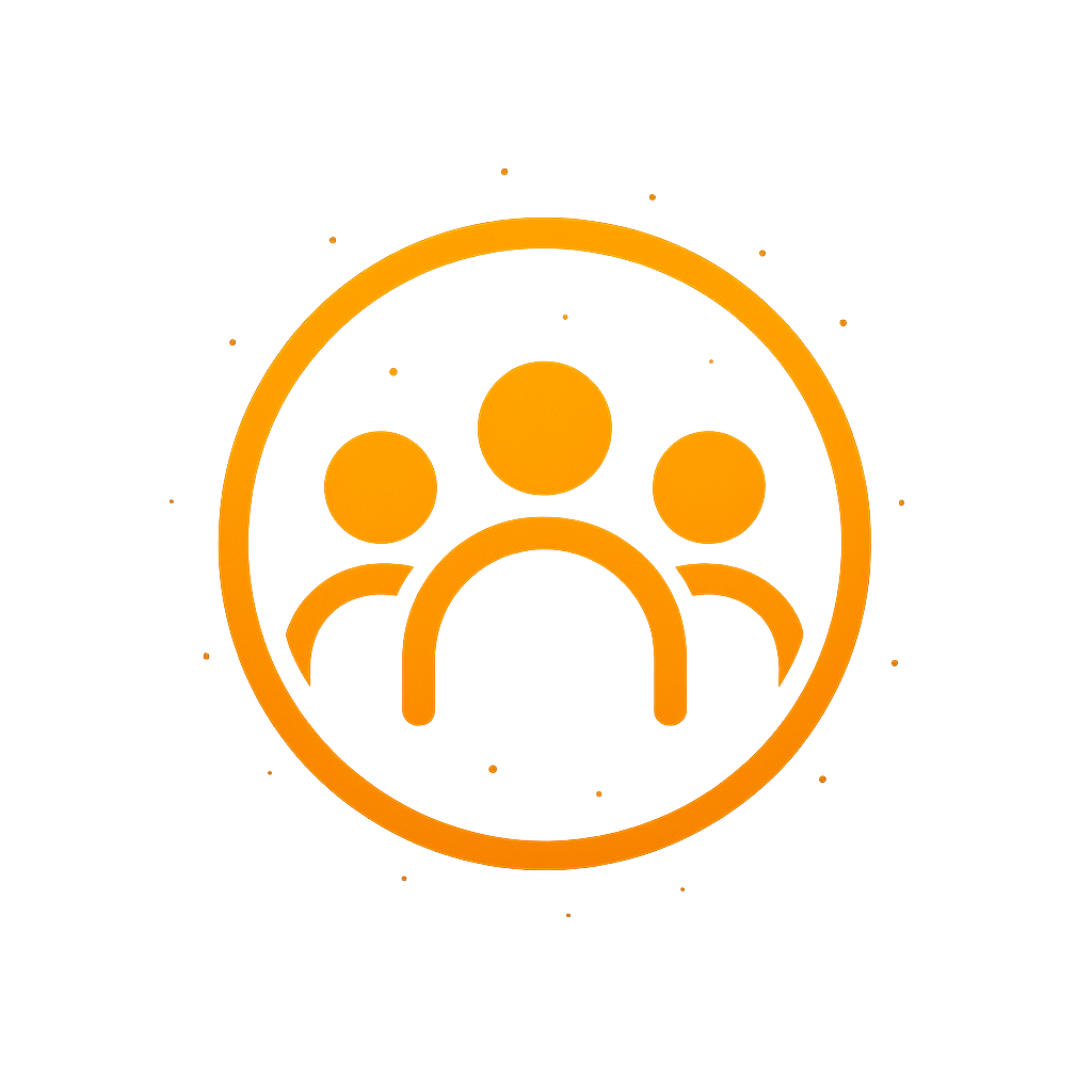 Three-person group icon
