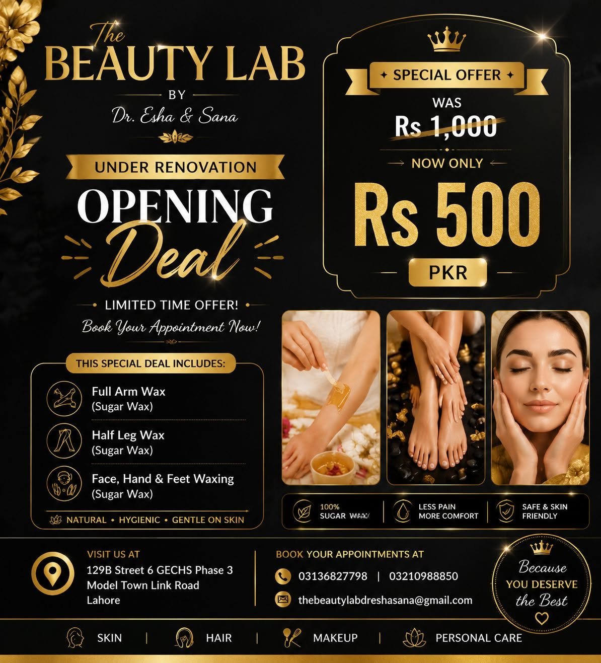 Facial Deal Rs 500 The Beauty LAB Lahore