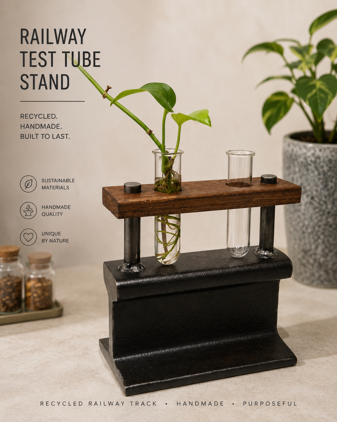 Railway Test Tube Stand