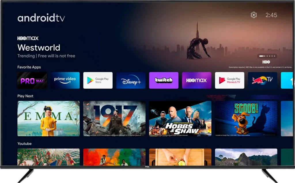 IPTV Premium TV Interface
